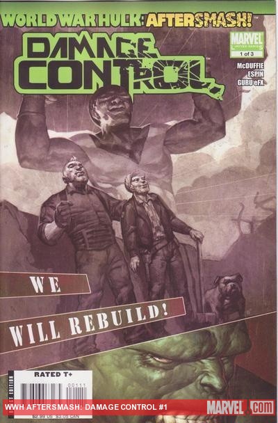World War Hulk: Aftersmash - Damage Control #1 cover