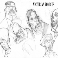 Marvel Zombies Christmas Carol sketch art by David Baldeon