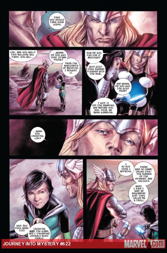 Journey Into Mystery #622 preview art by Doug Braithwaite