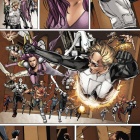 New Mutants (2009) #24 preview art by Steve Kurth