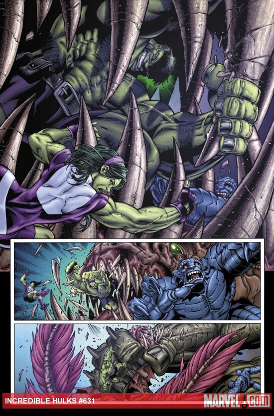Incredible Hulks #631 preview art by Paul Pelletier