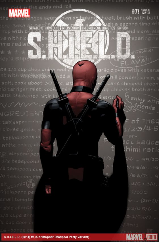 S.H.I.E.L.D. (2014) #1 (Christopher Deadpool Party Variant)