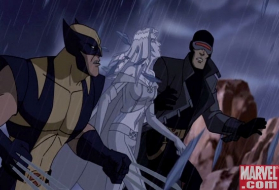 Wolverine, Emma, and Cyclops