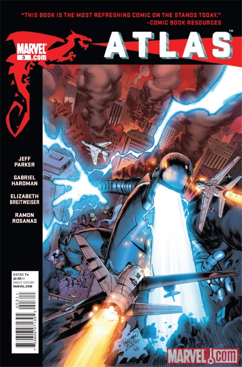 ATLAS #3 cover by Carlo Pagulayan