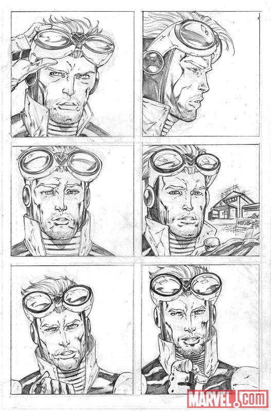 ANT-MAN & WASP #1 pencil art by Tim Seeley 2