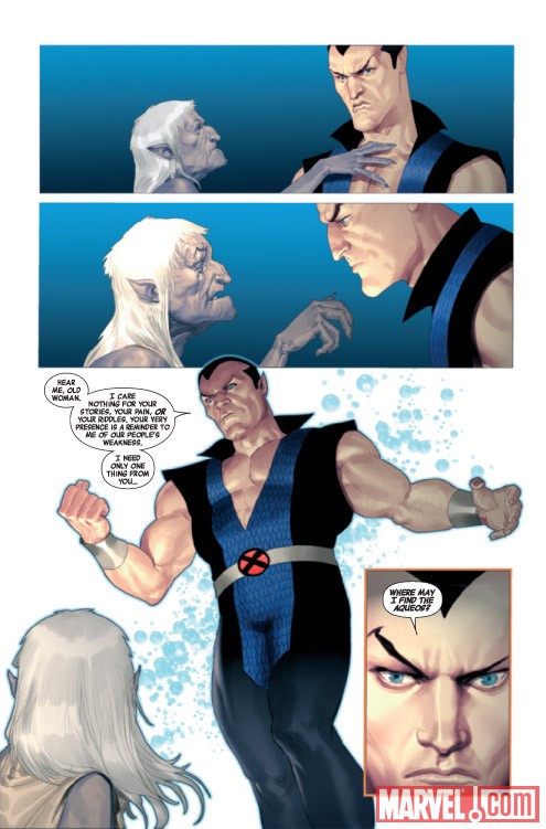 Namor: The First Mutant #1 preview art by Ariel Olivetti
