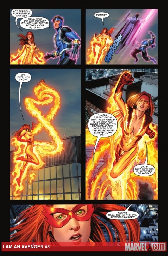 I AM AN AVENGER #3 preview page by Mike Mayhew
