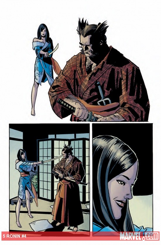5 Ronin #4 preview art by Goran Parlov