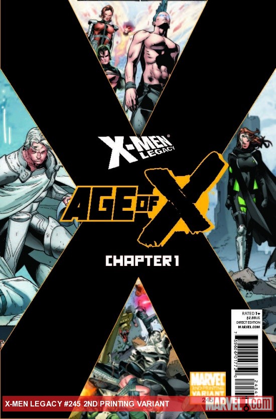 X-Men Legacy (2008) #245, 2nd Printing Variant