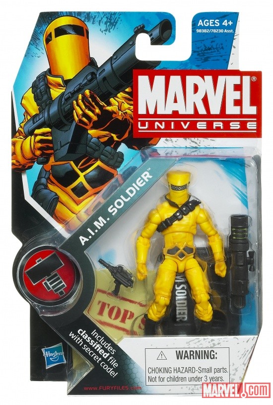 A.I.M. Soldier 3 3/4 Inch Marvel Universe Action Figure from Hasbro, Wave 8