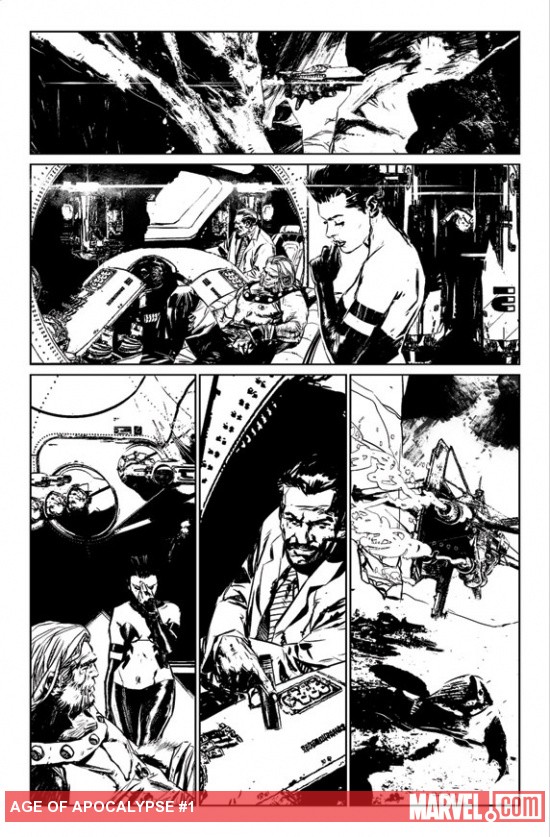 Age of Apocalypse #1 preview art by Roberto De La Torre