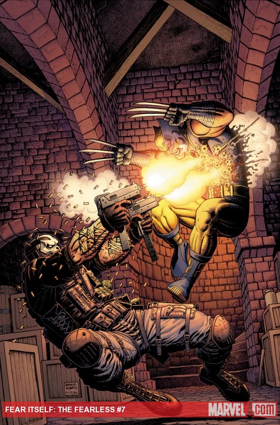 Fear Itself: The Fearless #7 cover by Art Adams