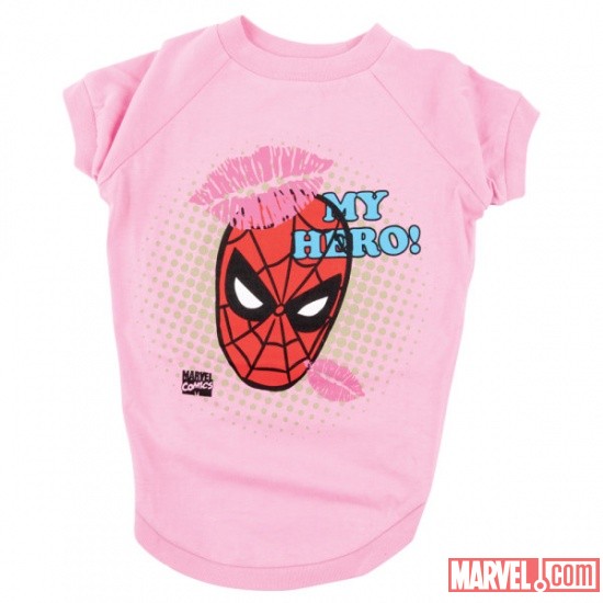 Spider-Man Pink Dog Tee by Fetch available at PetSmart