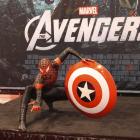 Black-costume Spider-Man cosplayer at Wondercon 2012