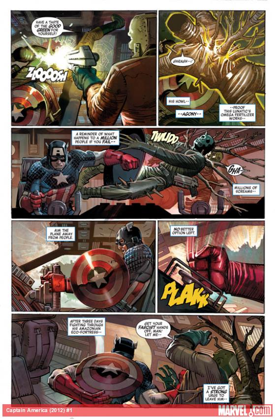 Captain America (2012) #1 preview art by John Romita Jr.