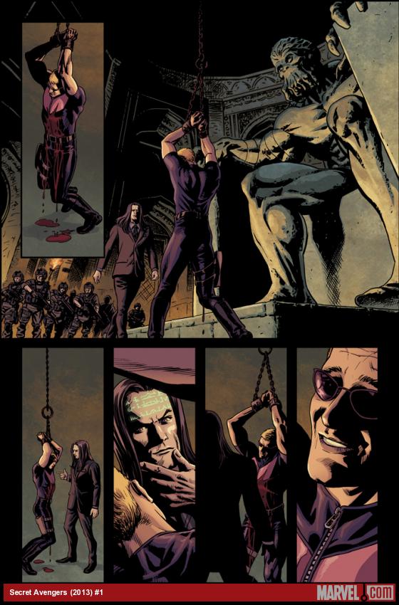 Secret Avengers (2013) #1 preview art by Luke Ross
