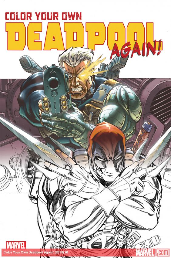 Color Your Own Deadpool Again! (Trade Paperback)