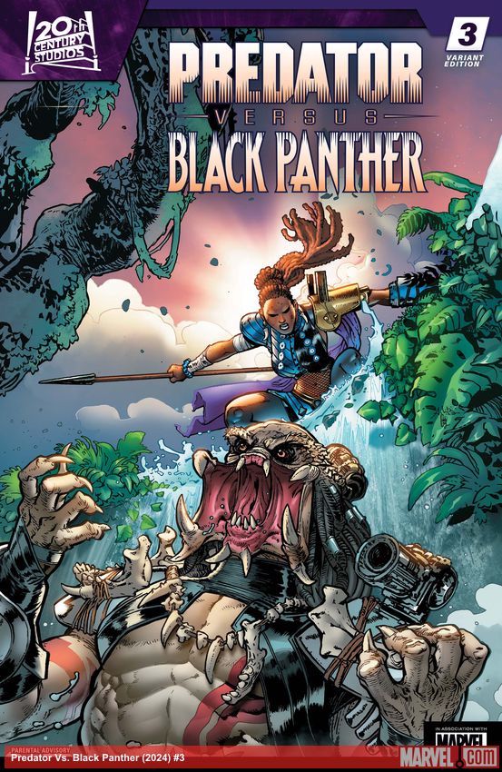 Predator Vs. Black Panther (2024) #3 (Variant)
