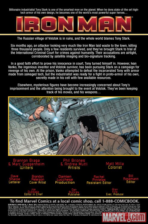 IRON MAN VS. WHIPLASH #3 Recap Page