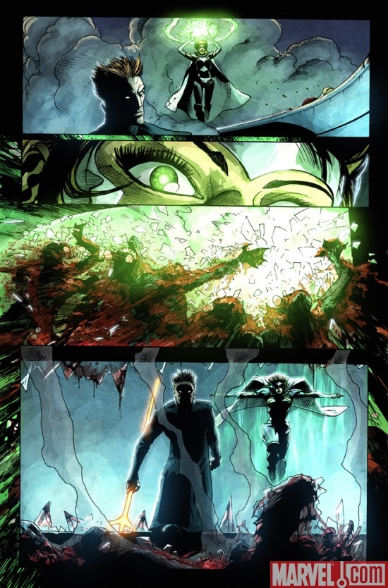 MARVEL ZOMBIES 4 #1 preview art by Kev Walker