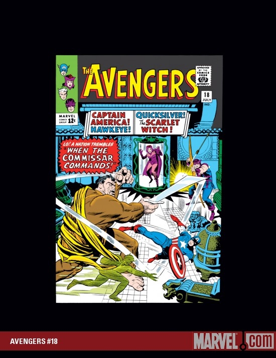 AVENGERS #18 COVER