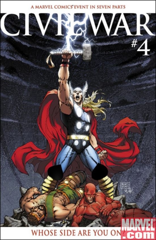 Civil War #4 (Turner cvr.)