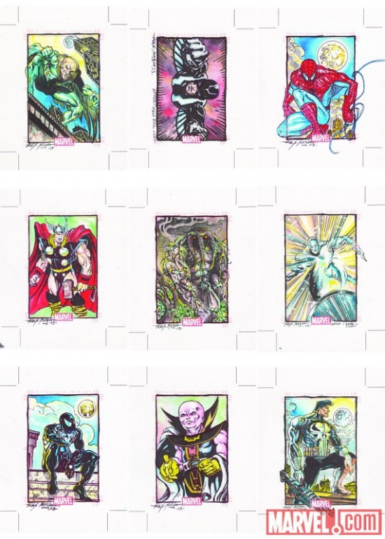 Marvel 70th Anniversary sketch card by Alex Magno
