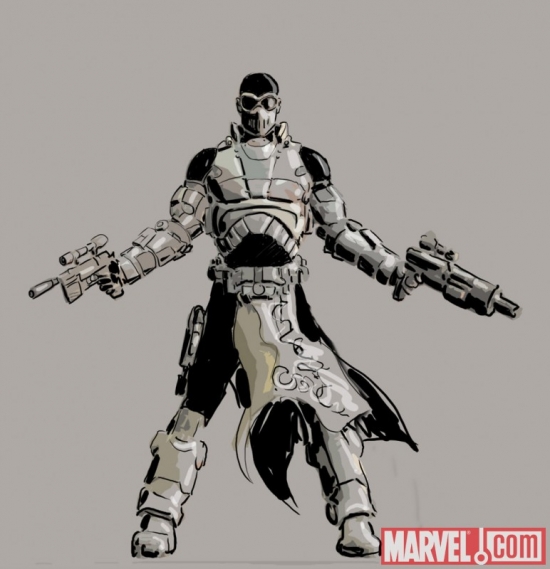 Shadow Empire Agent sketch by Mike Deodato