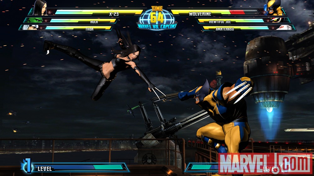 X-23 vs. Wolverine in Marvel vs. Capcom 3