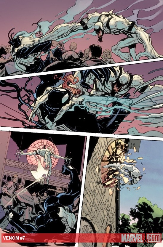 Venom (2011) #7 preview art by Tom Fowler