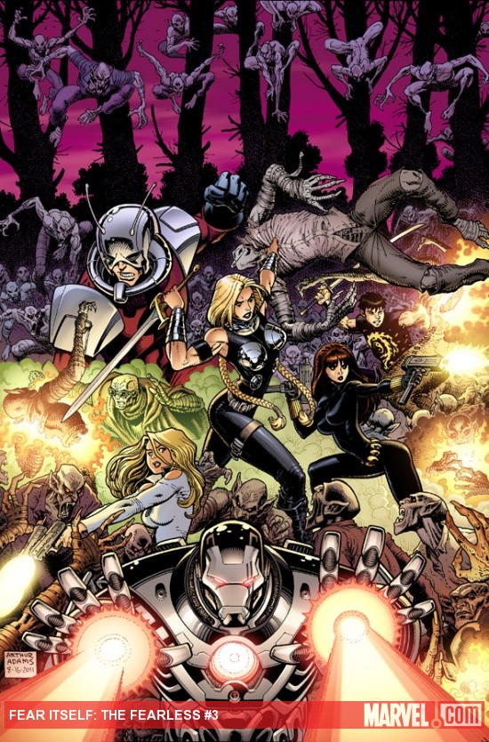 Fear Itself: The Fearless #3 cover by Art Adams