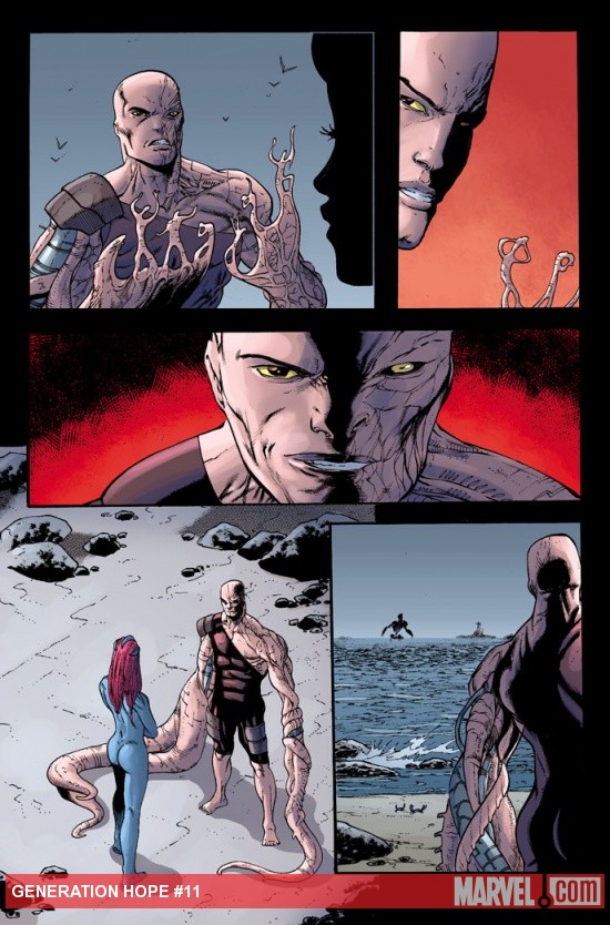 Generation Hope #11 preview art by Tim Seeley