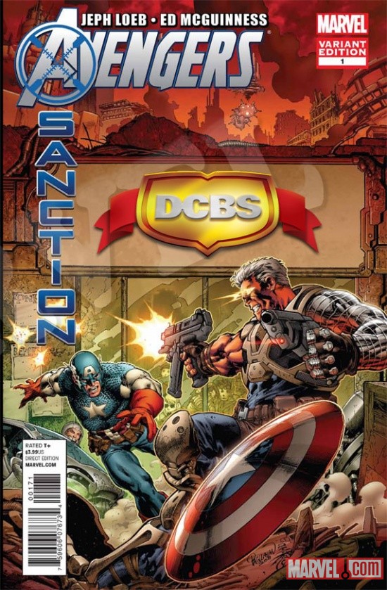 Avengers: X-Sanction #1 DCBS Variant 