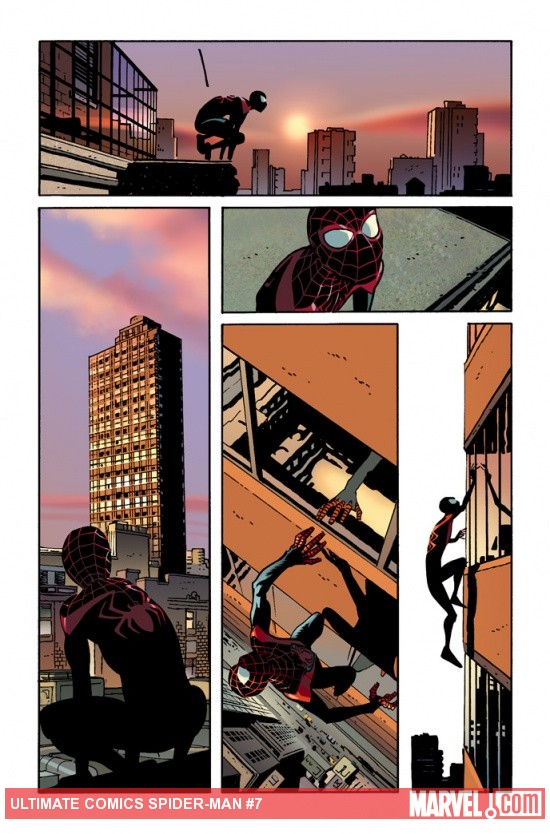 Ultimate Comics Spider-Man #7 preview art by Chris Samnee
