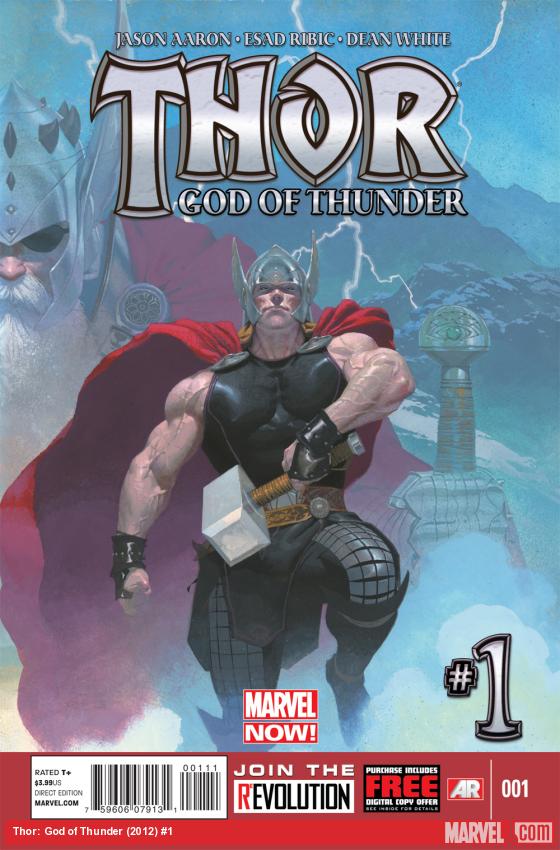 Thor: God of Thunder #1 cover by Esad Ribic