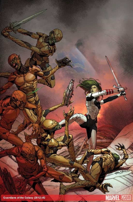 Guardians of the Galaxy (2013) #2 cover by Steve McNiven