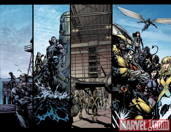Image Featuring Nightcrawler, Psylocke, Rogue, Wolverine, X-23, X-Men, New Mutants, Vanisher (Telford Porter), Archangel, Colossus