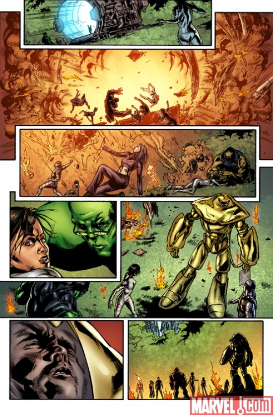 FANTASTIC FORCE #1 preview art by Steve Kurth