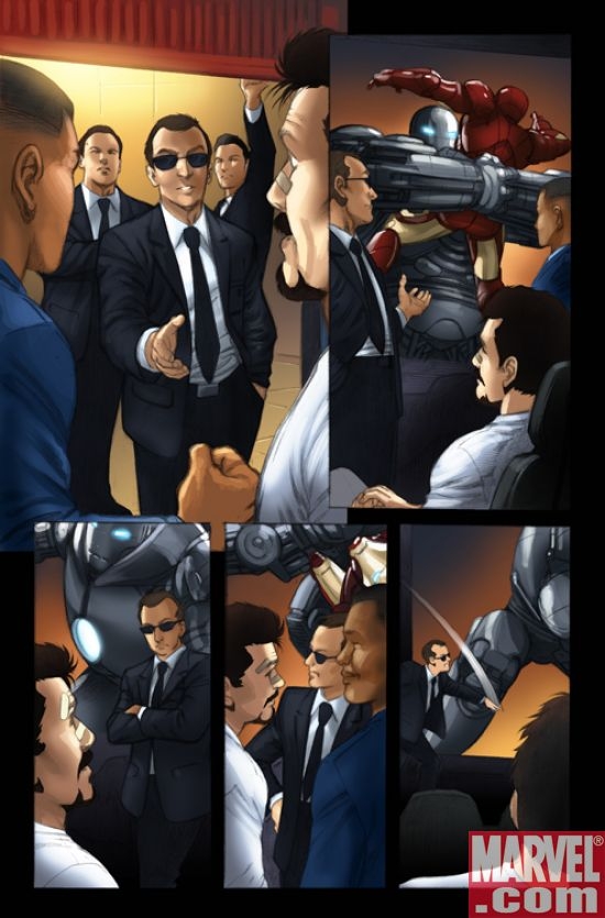 IRON MAN: FAST FRIENDS #2 preview art by Ronan Cliquet