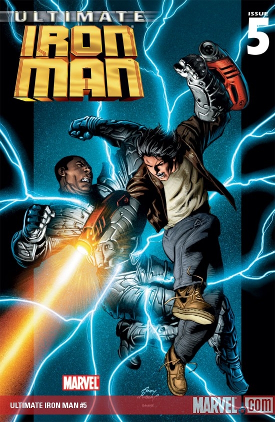 ULTIMATE IRON MAN (2007) #5 COVER