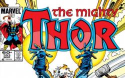 Thor #353 cover by Walt Simonson