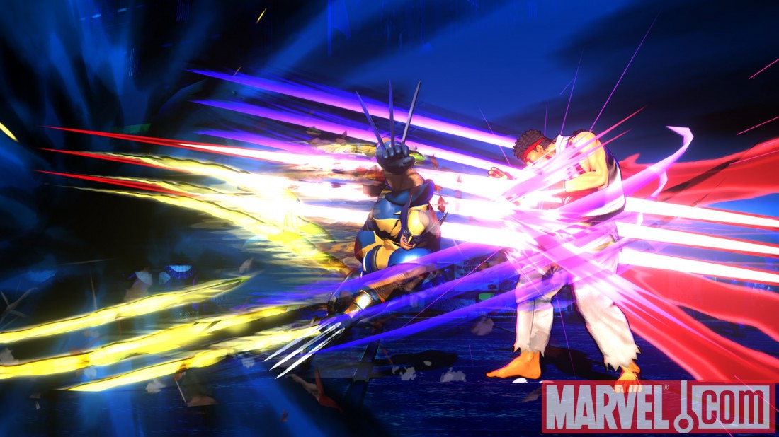 Wolverine vs. Ryu in Marvel vs. Capcom 3