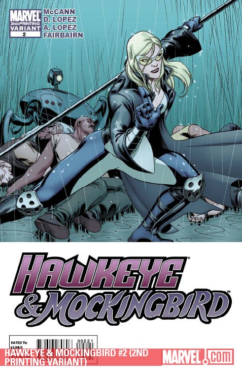 Hawkeye & Mockingbird (2010) #2 (2ND PRINTING VARIANT)