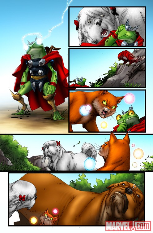 Image Featuring Lockjaw, Pet Avengers