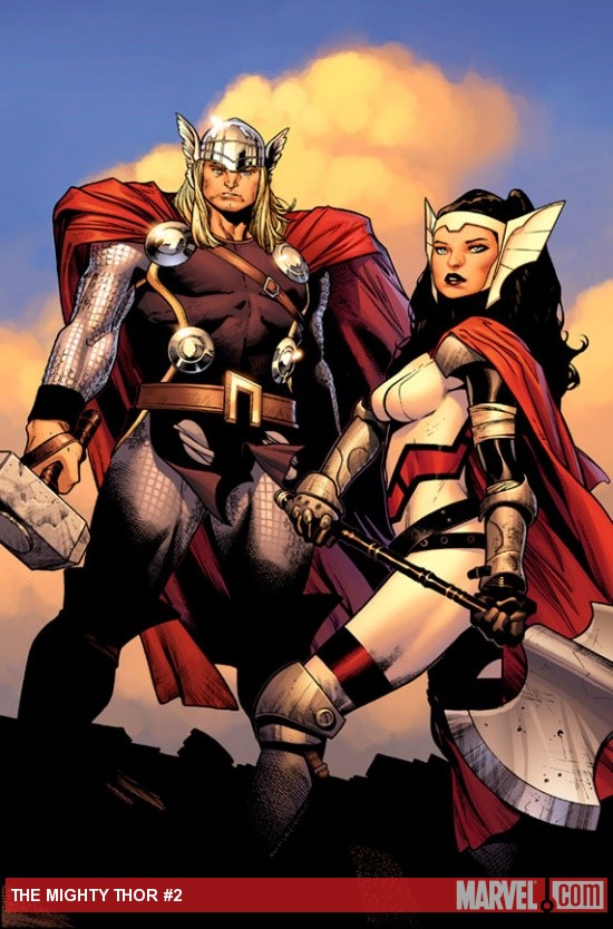 The Mighty Thor #2 preview art by Olivier Coipel