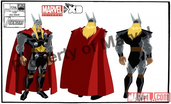 Thor's new costume from Season 2 of The Avengers: Earth's Mightiest Heroes!
