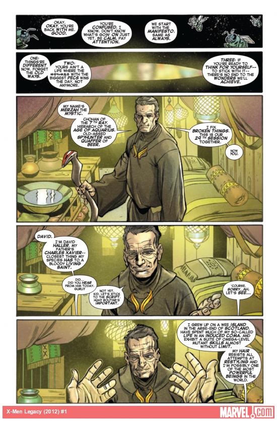 X-Men Legacy (2012) #1 preview page by Tan Eng Huat