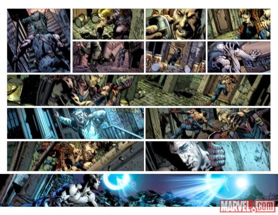 Age of Ultron #1 preview art by Bryan Hitch