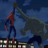 Screenshot of Spider-Man & the Lizard from the Season 2 premiere of Ultimate Spider-Man