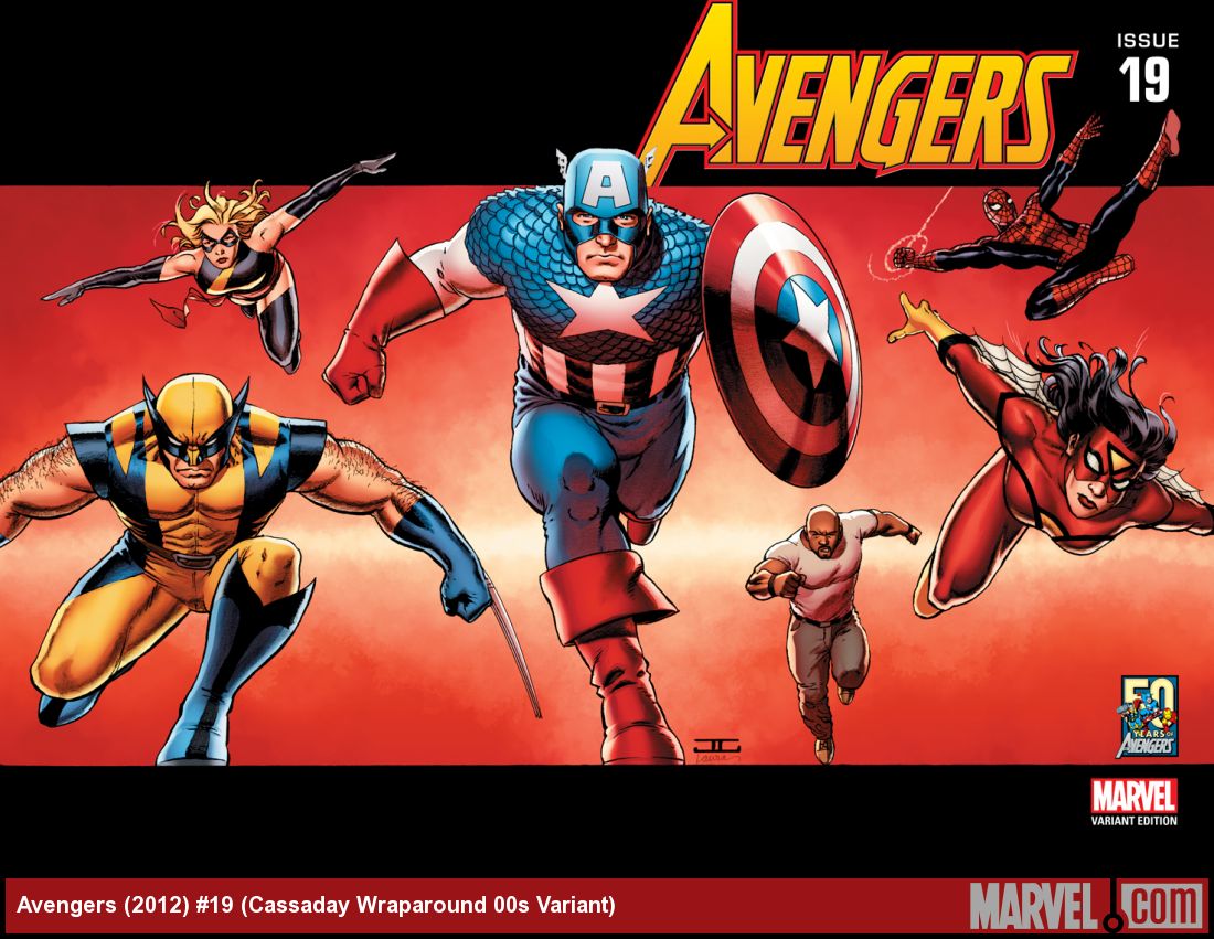 Avengers (2012) #19 (Cassaday Wraparound 00s Variant)